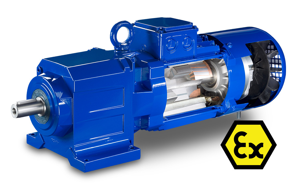BGM Synchronous Gear Motors IE4 PM for Explosion Hazardous Areas