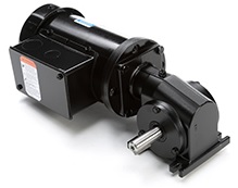 Leeson Right Angle Inverter Rated AC Gearmotors
