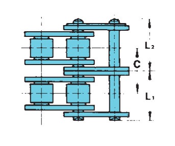 Tsubaki RS Double Strand Drive Lambda Chains