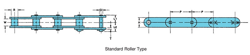 Tsubaki Double Pitch Neptune Conveyor Chains