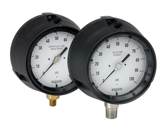 NOSHOK 600 700 Series Process Dry & Liquid Filled Pressure Gauges