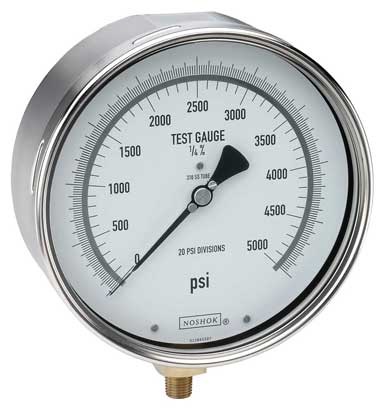 NOSHOK 800 Series Precision Test Pressure Gauges