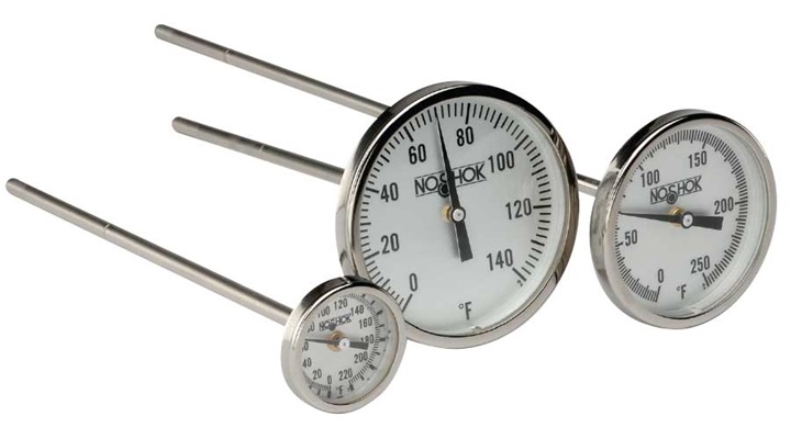 NOSHOK 150 Series General Purpose Bimetal Thermometers
