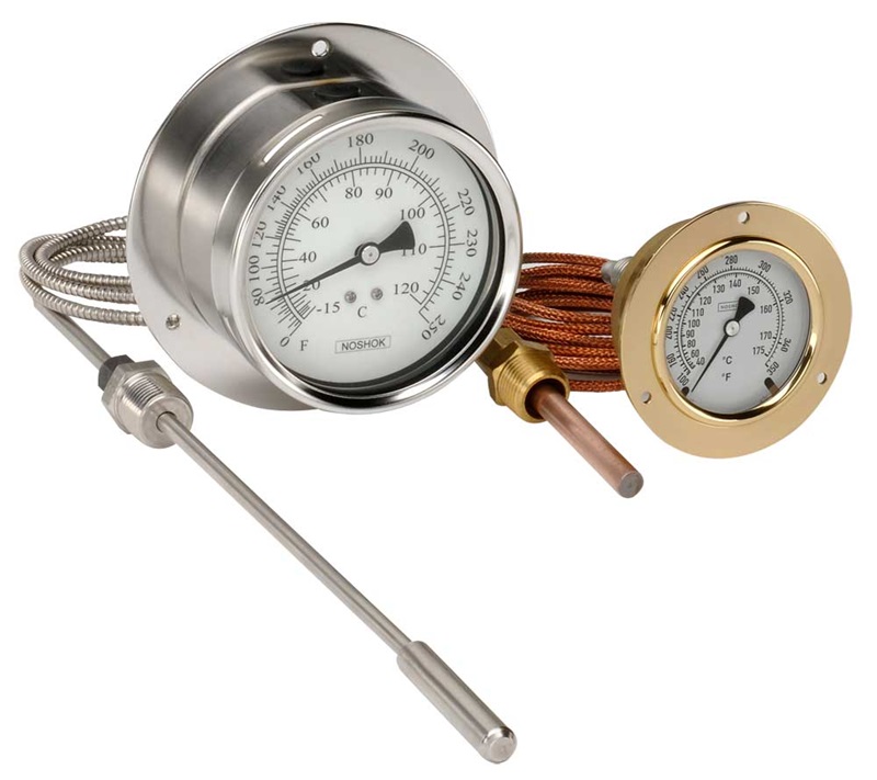 NOSHOK 300 400 600 700 Series Vapor Actuated Thermometers