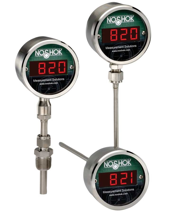 NOSHOK 820 821 Series Digital Temperature Indicators