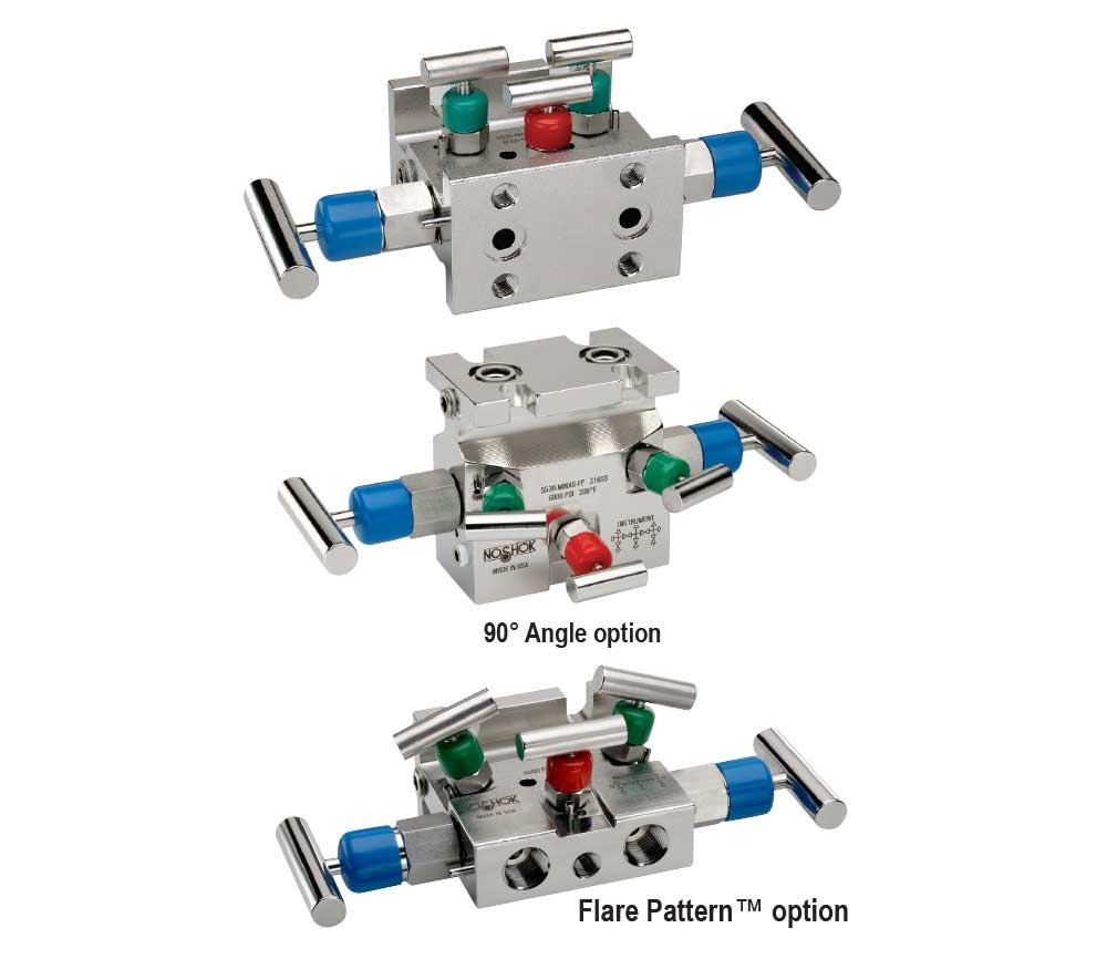 NOSHOK 5530 Series 5 Valve Natural Gas Manifold Valves