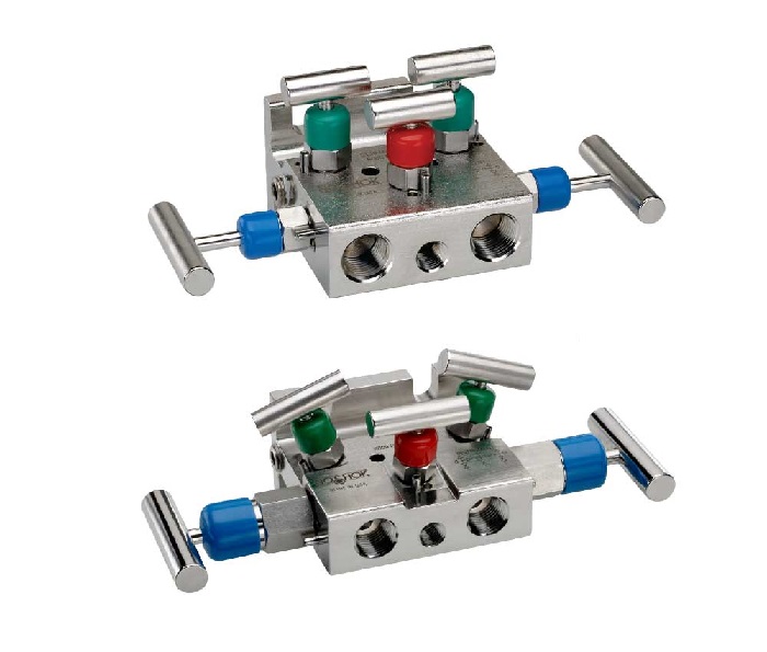 Válvulas Distribuidoras de Gas Natural NOSHOK Serie 5030 5130 de 5 Válvulas