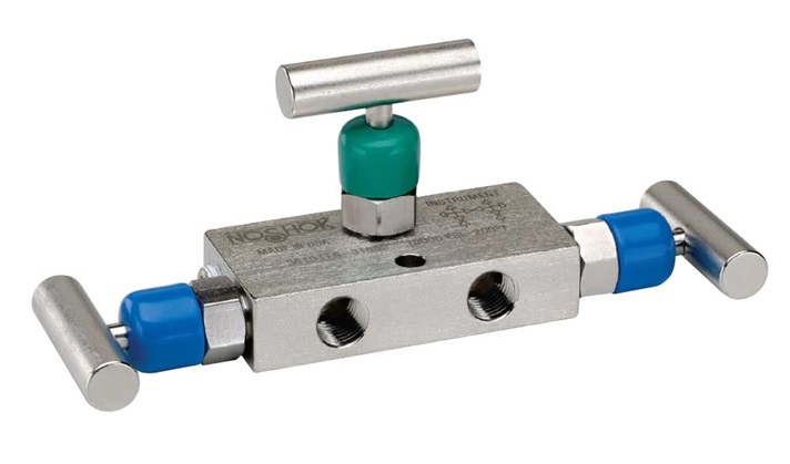 NOSHOK 3610 3710 Serie 3 Válvulas Mini Manifold