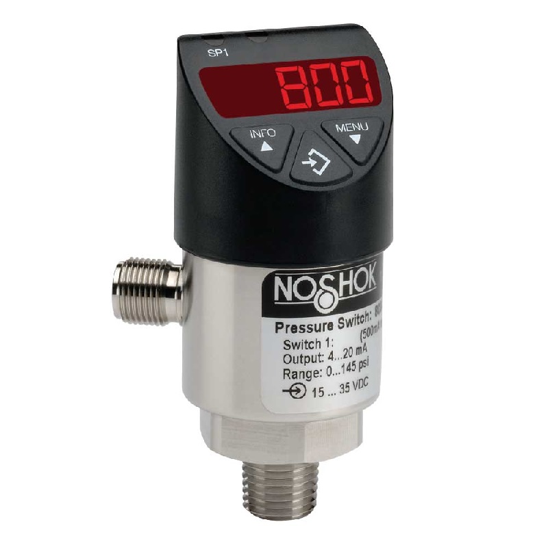 Transmisor de Presión de Indicación Electrónico NOSHOK Serie 800