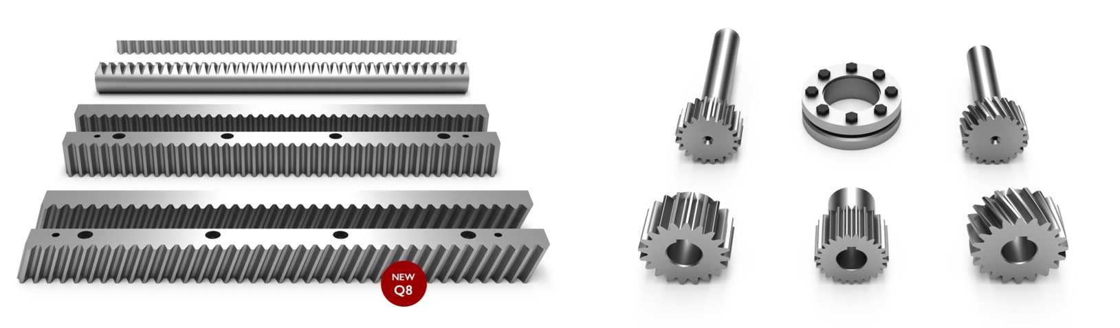 Cremalleras y Piñones de Gudel