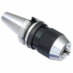 TMX Precision Ball Bearing Keyless Drill Chucks with Integral BT Flange