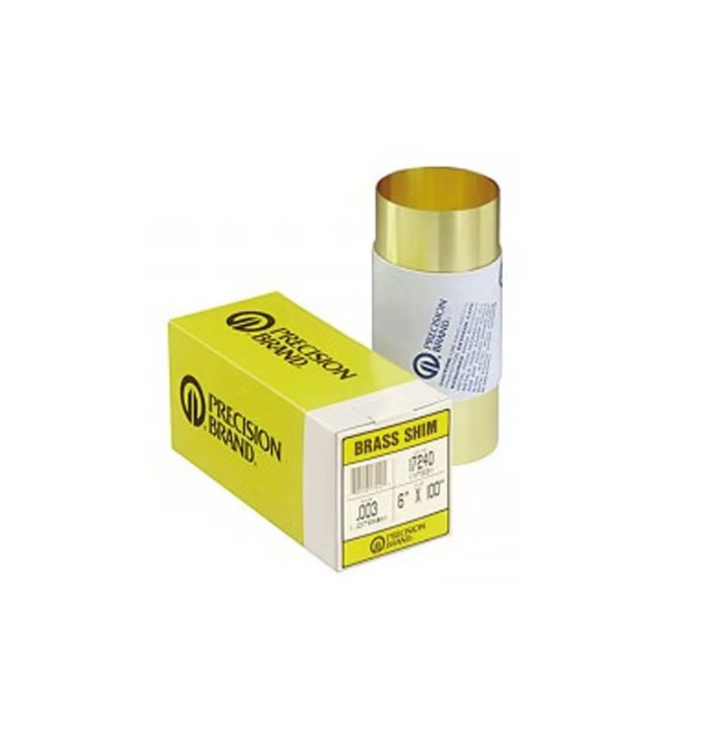 Precision Brand 17135 Roll Shim Stock Brass
