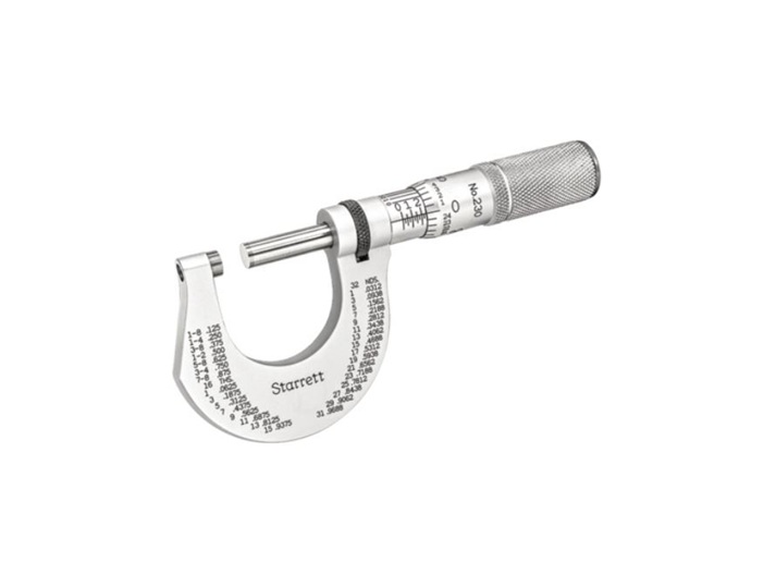Starrett 230M Series Outside Micrometers