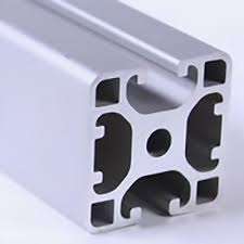 Metric Aluminum Extrusion - 40mm x 40mm Lite Bi Slot Opposite T-Slotted Extrusion