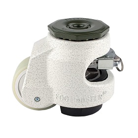 GDR 80S UW Leveling Caster, Ivory Color