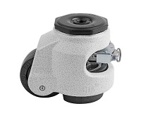 GDR 80S 1/2 Leveling Caster, Ivory Color