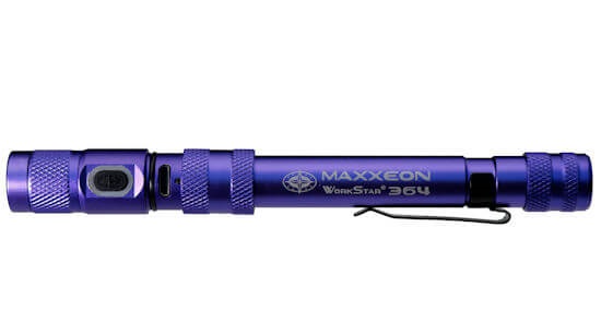 MXN00364 WorkStar® 364 UV 395nm Rechargeable Leak Detection Penlight/Inspection Light