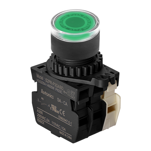 S2PR-P1GB - 22/25 mm Push Button Switches