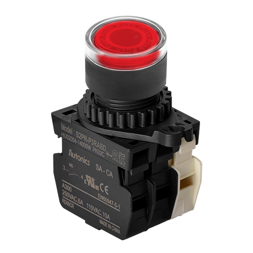 S2PR-P1RA - 22/25 mm Push Button Switches