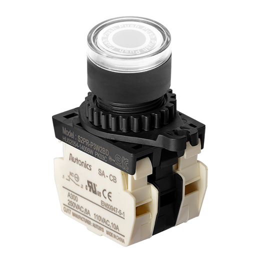 S2PR-P3W2AD - 22/25 mm Push Button Switches
