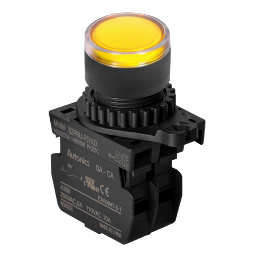 S2PR-P1YB - 22/25 mm Push Button Switches