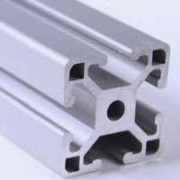 Metric Aluminum Extrusion - 40mm x 40mm Lite T-Slotted Extrusion
