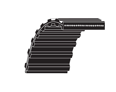 D203L050 Classical Double Sided Timing Belts