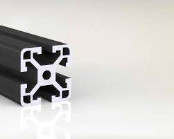 Metric Aluminum Extrusion - 20mm x 20mm T-Slotted Extrusion - Black