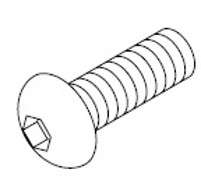 5/16-18 x 1/2" Button Head Socket Cap Screw