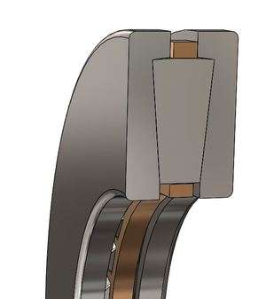 T-911A Tapered Roller Thrust Bearing 
